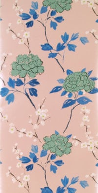 Printable image of the taisho blossom rose swatch