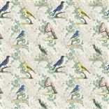 Wallpaper Birds Parchment