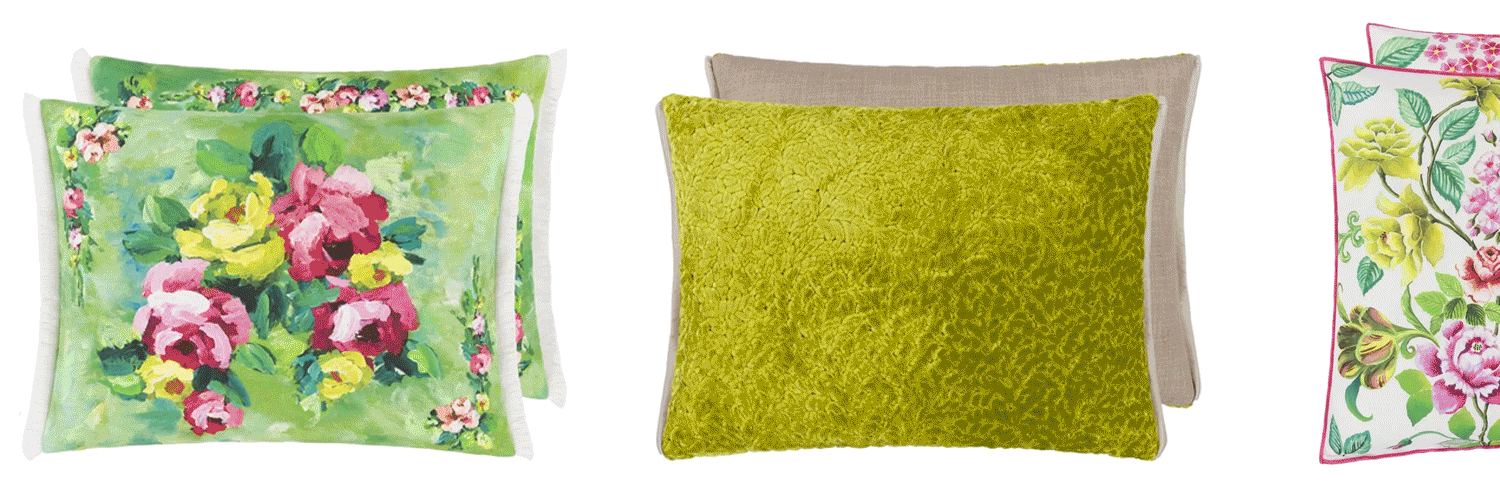 Sakiori cushions