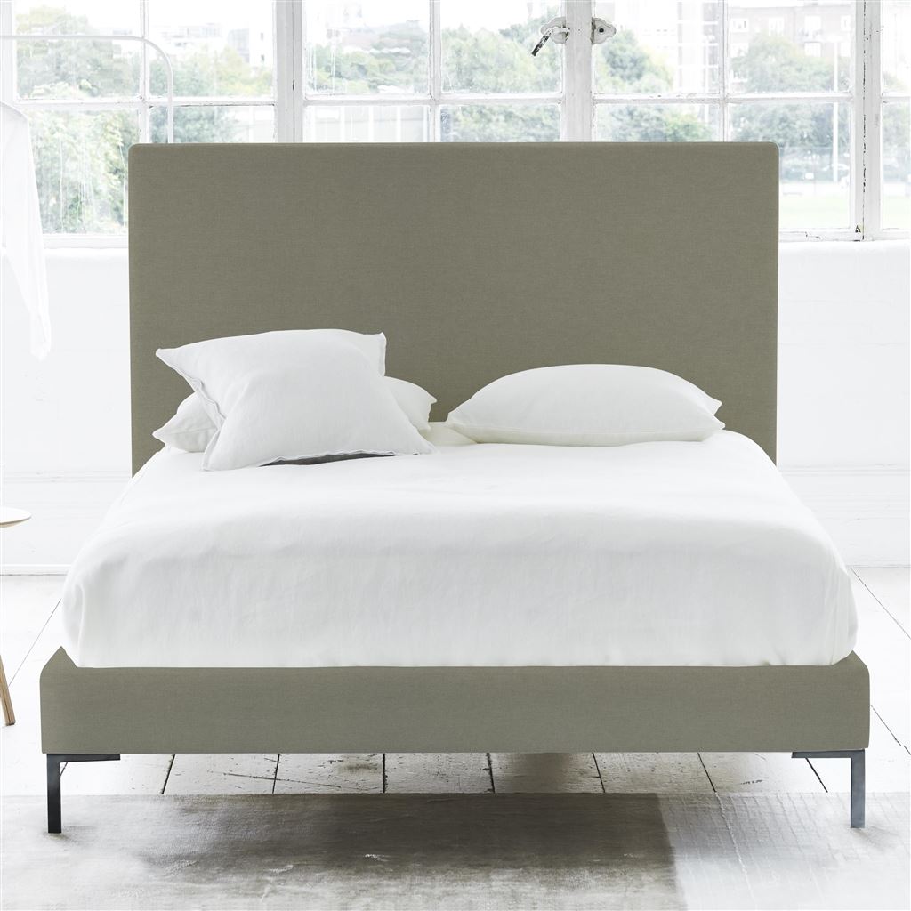 Square Bed - Superking - Metal Leg - Rothesay Linen