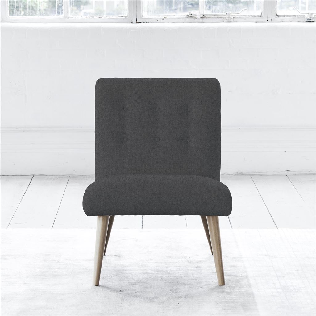 Eva Chair - Self Buttonss - Beech Leg - Rothesay Smoke