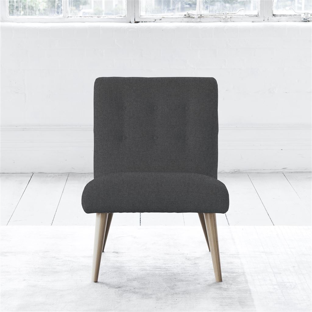 Eva Chair - Self Buttonss - Beech Leg - Rothesay Smoke