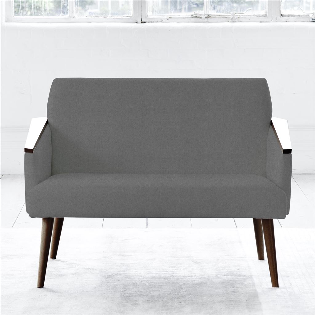Ray Sofa - Walnut Leg - Rothesay Zinc