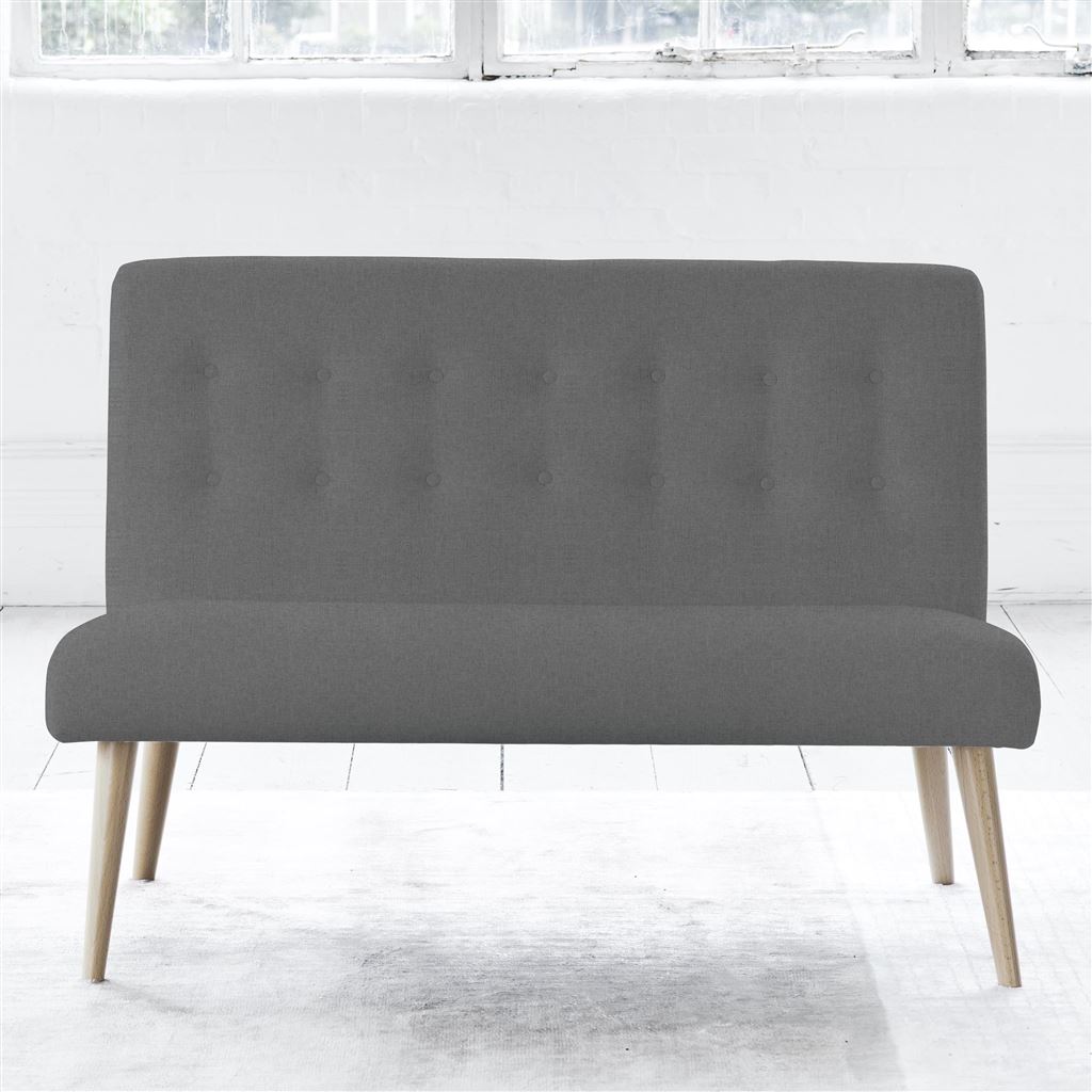 Eva Sofa - Self Buttons - Beech Leg - Rothesay Zinc