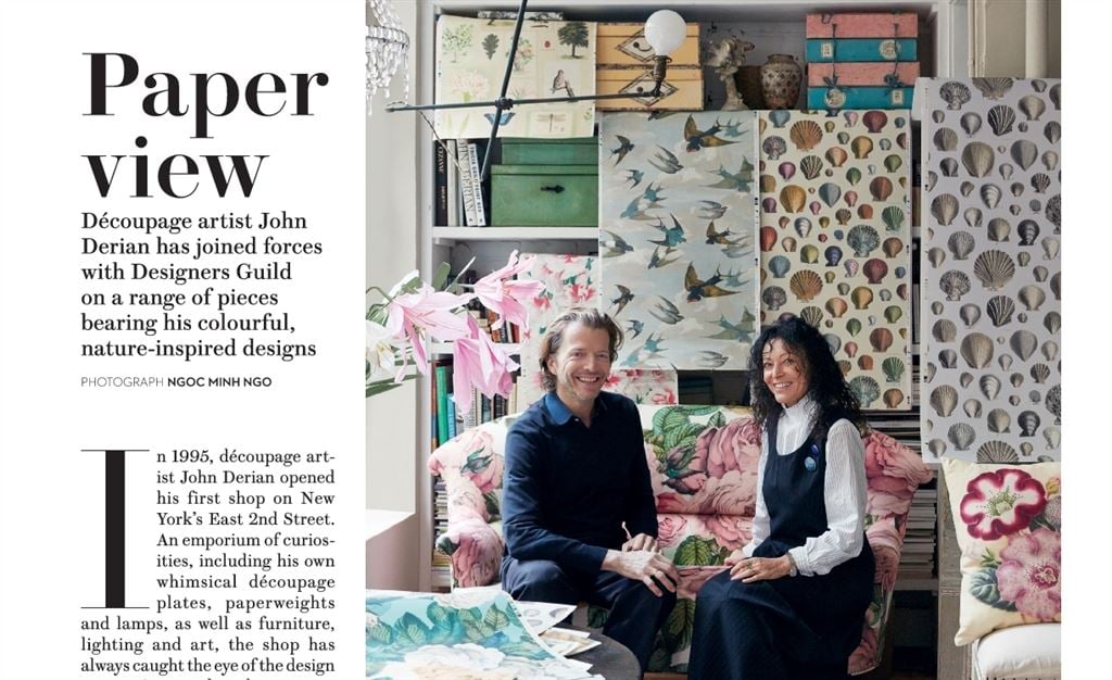 John Derian feature in House & Garden, UK