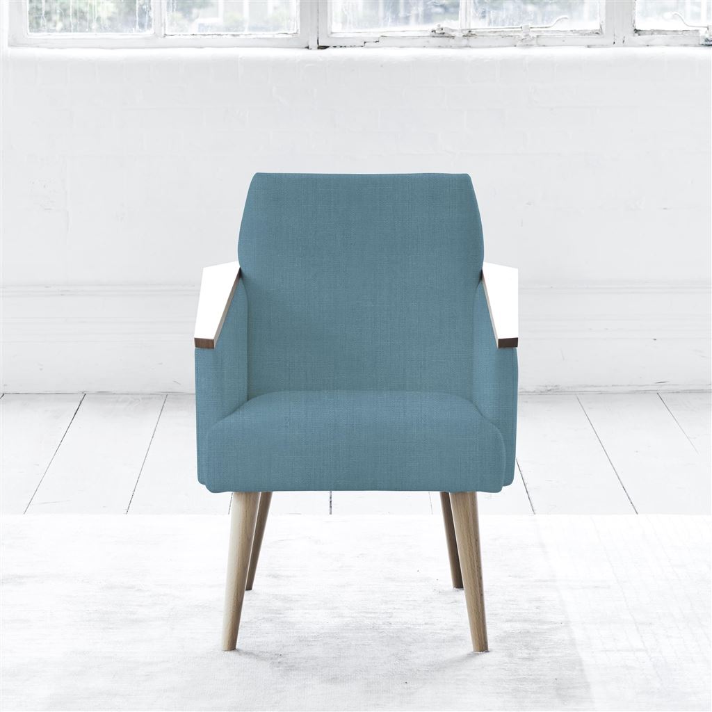 Ray - Chair - Beech Leg - Brera Lino Ocean