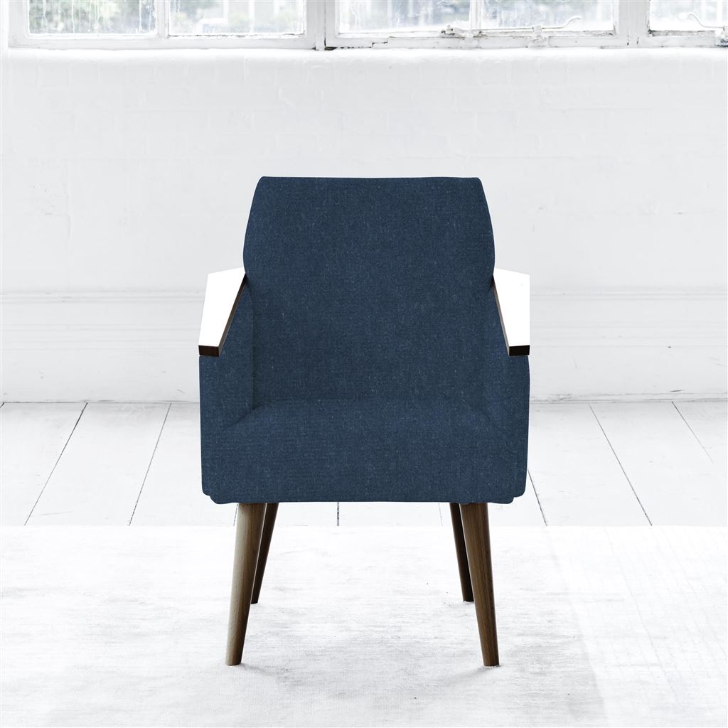 Ray - Chair - Walnut Leg - Cassia Prussian