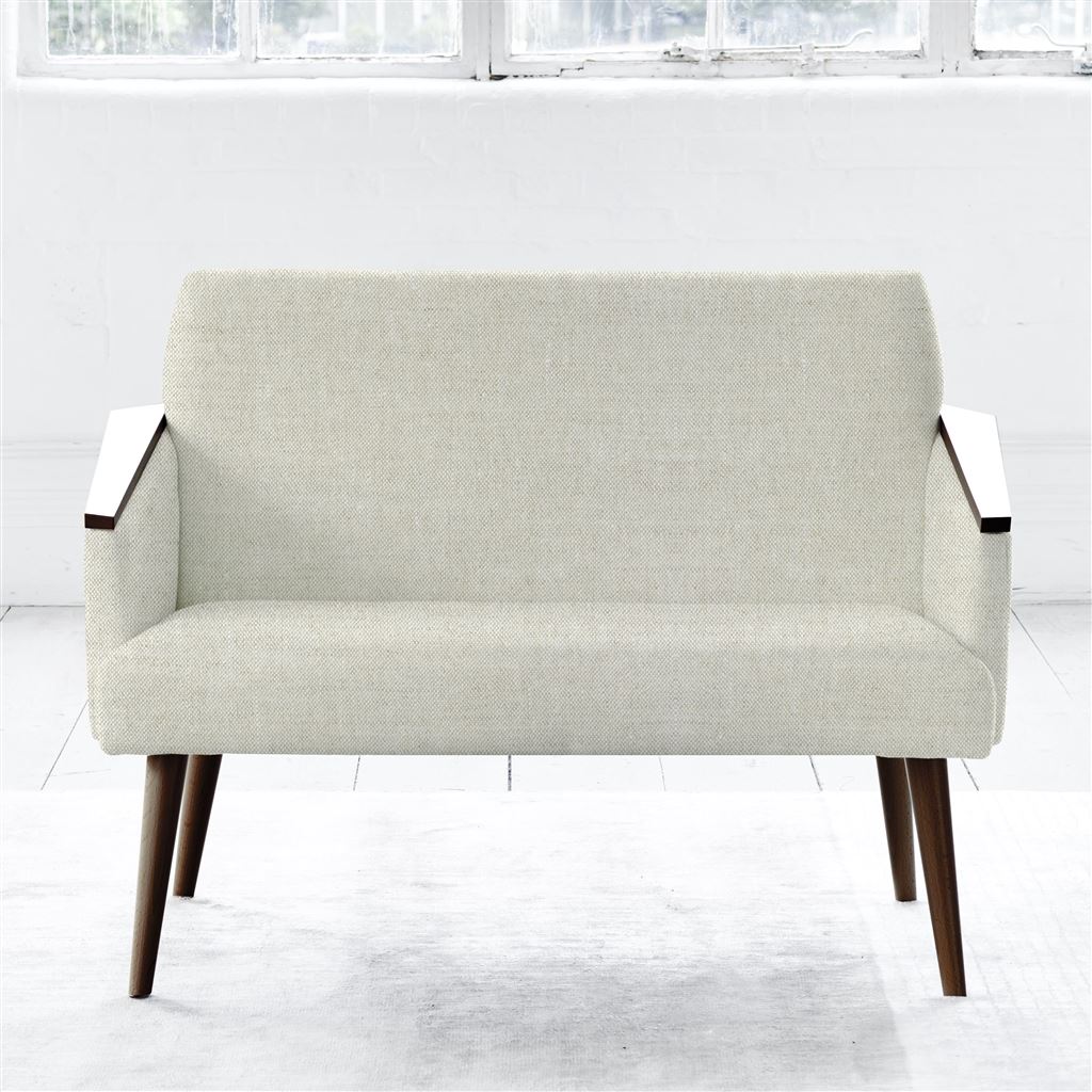 Ray - Two Seater - Walnut Leg - Brera Lino Natural
