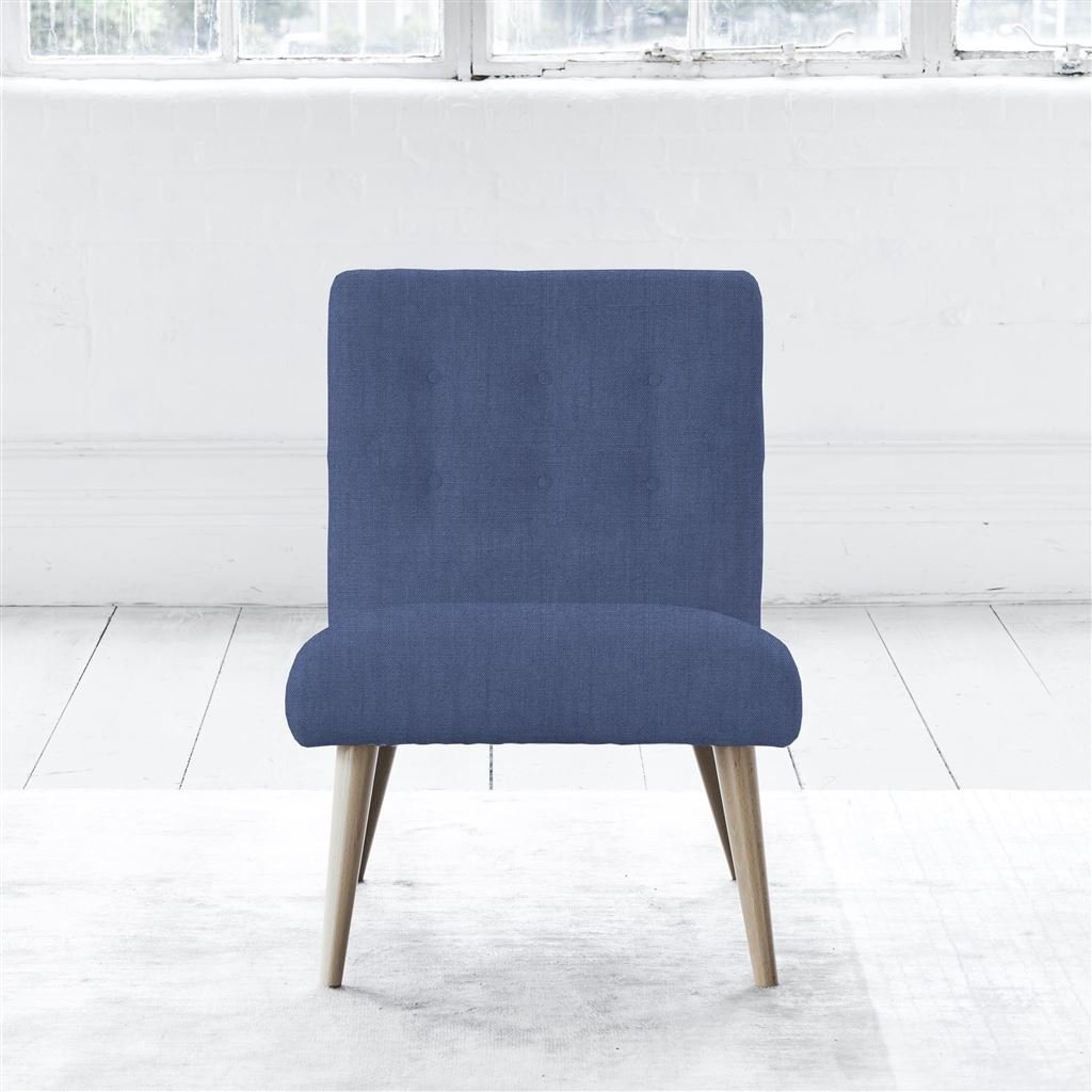 Eva Chair - Beech Leg - Brera Lino Marine