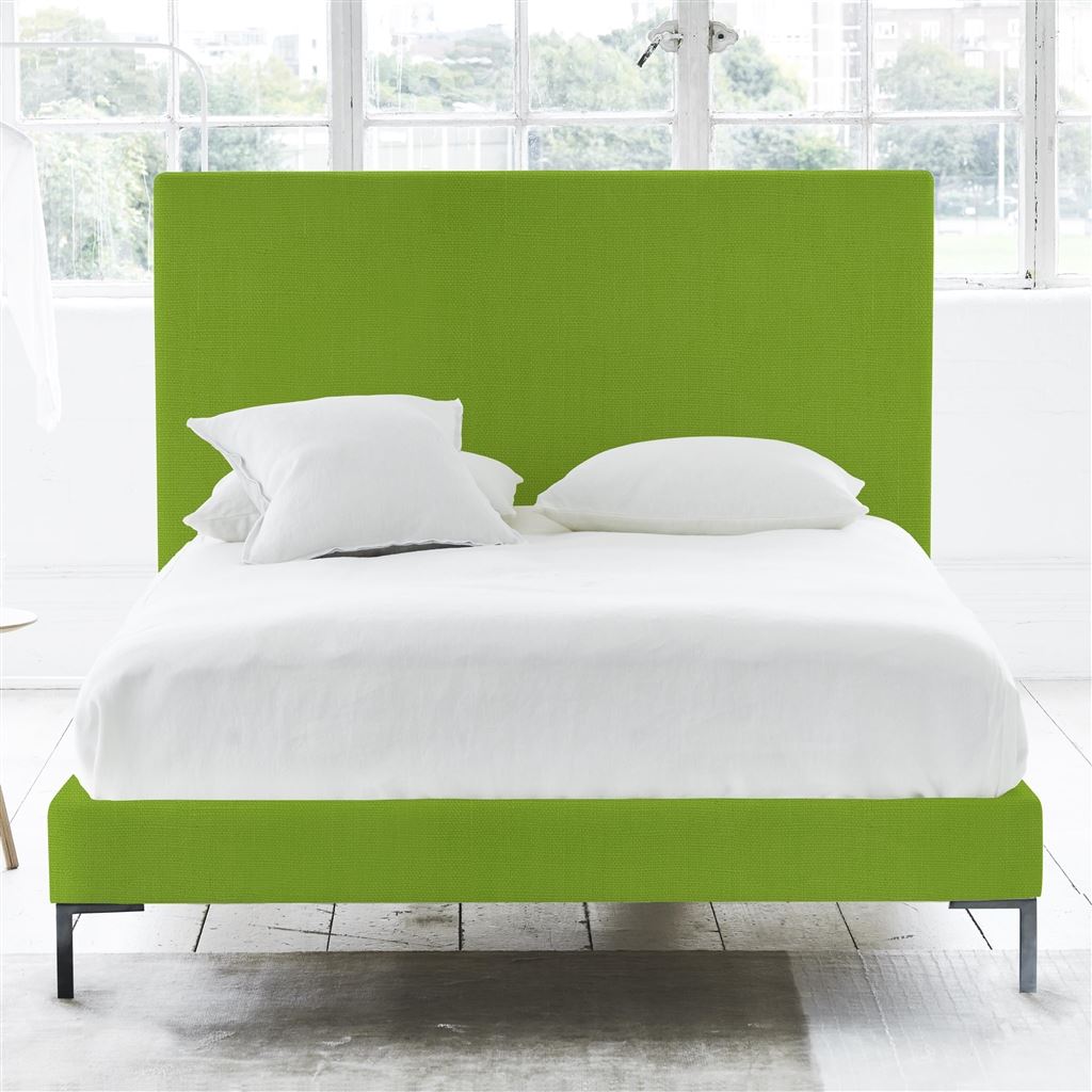Square Bed - Superking - Metal Leg - Brera Lino Leaf