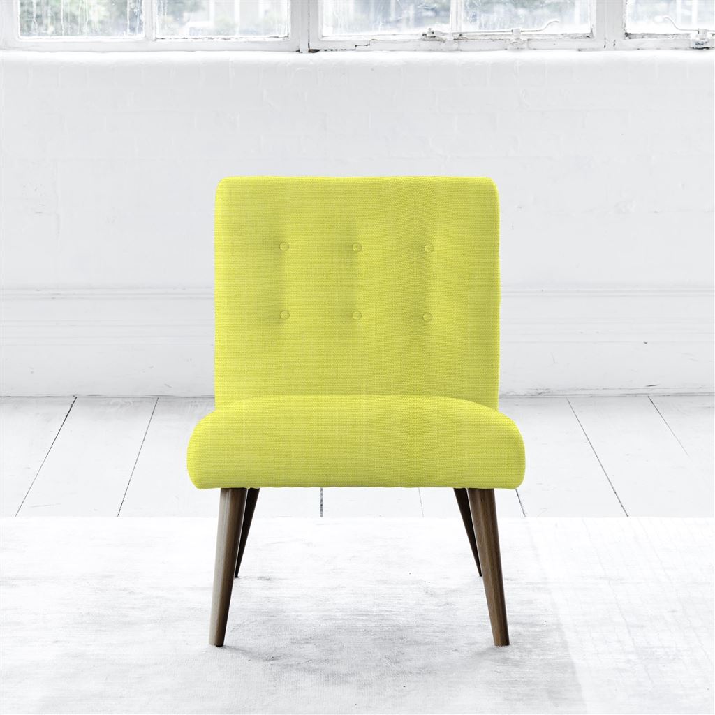 Eva Chair - Walnut Leg - Brera Lino Alchemilla