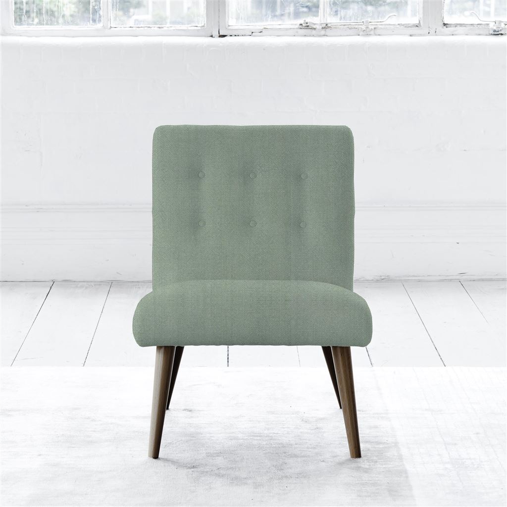 Eva Chair - Walnut Leg - Brera Lino Jade