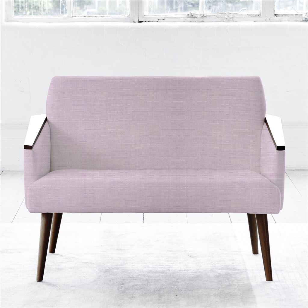 Ray - Two Seater - Walnut Leg - Brera Lino Pale Rose