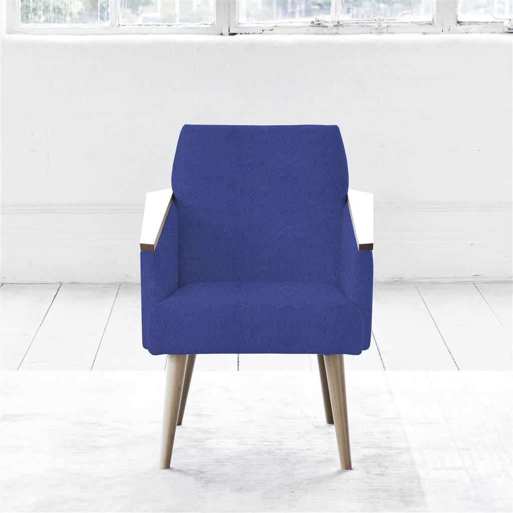 Ray - Chair - Beech Leg - Cheviot Cobalt