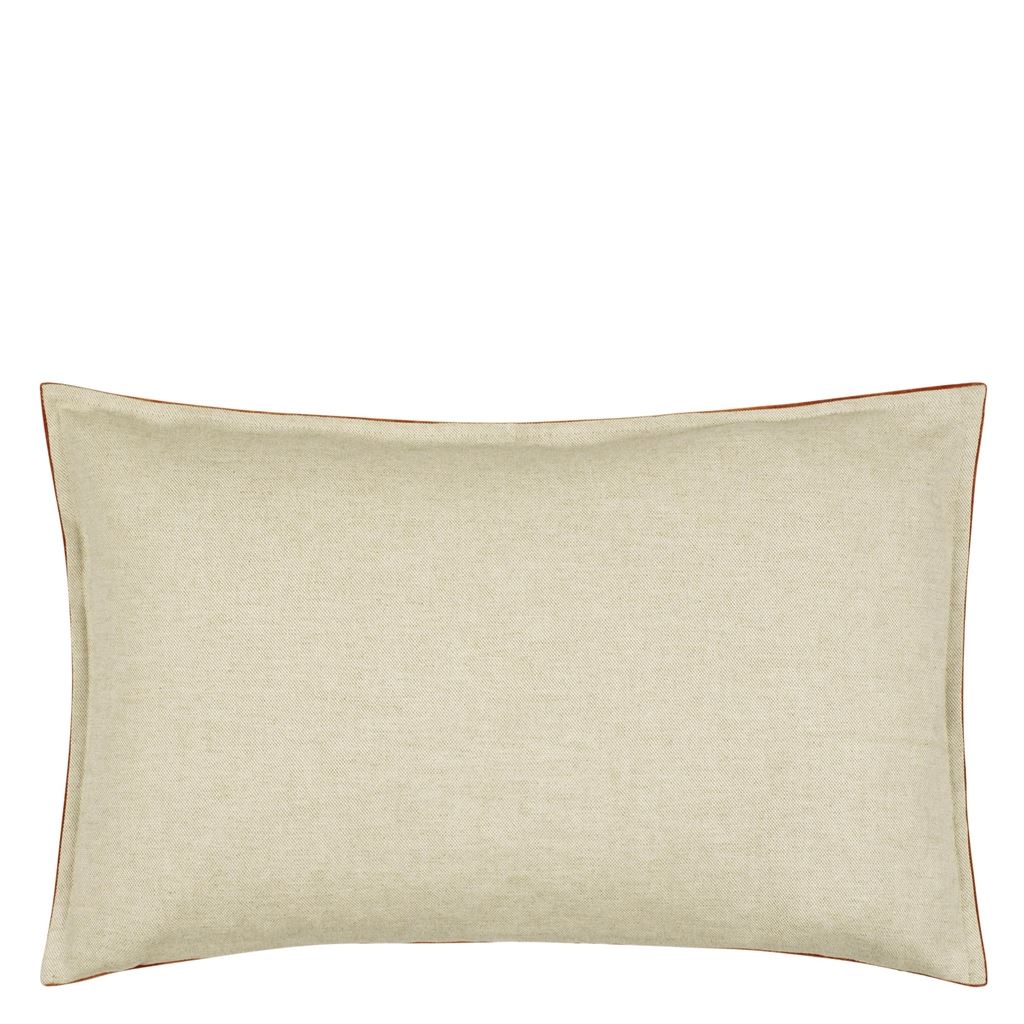 Rivoli Saffron Cushion - Reverse