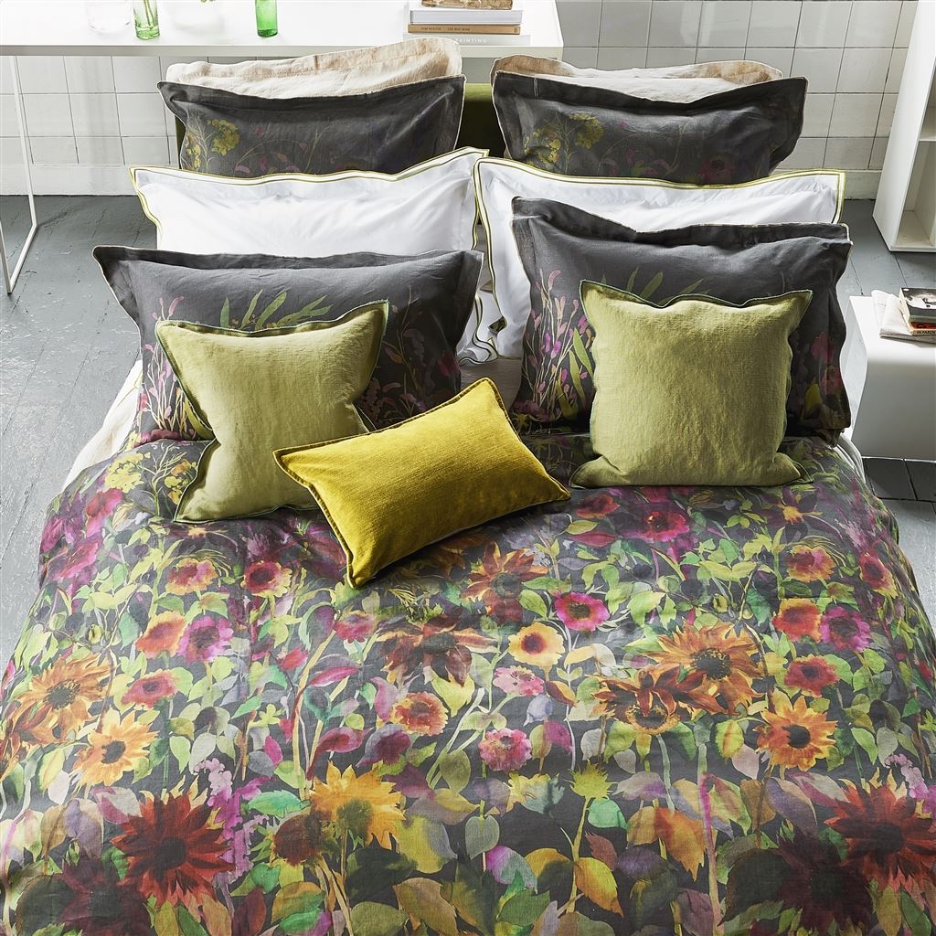 Indian Sunflower Graphite Shams