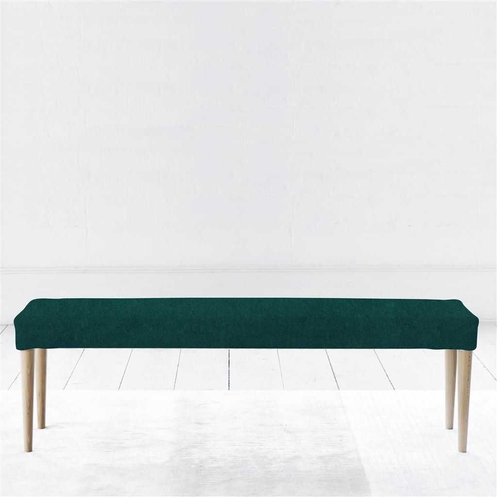 Otto Large Ottoman - Beech Legs - Cassia Azure