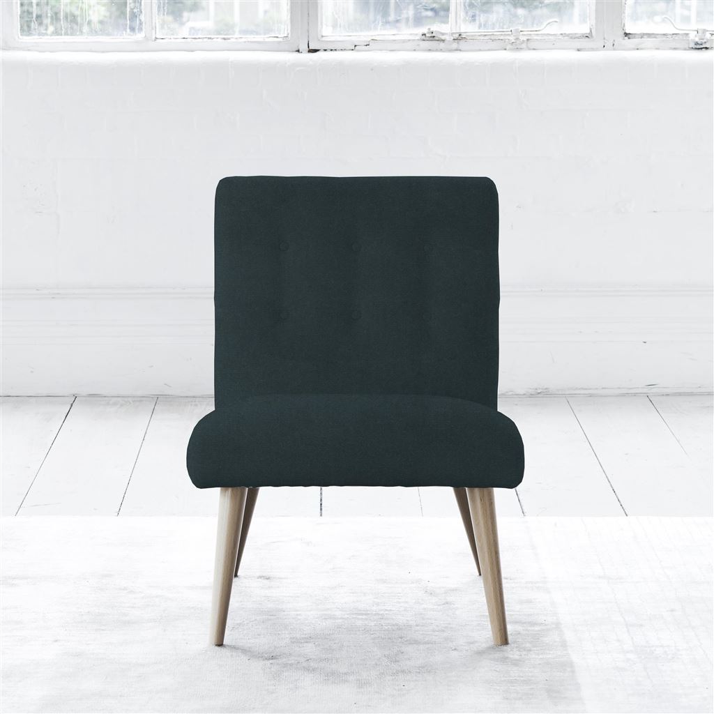 Eva Chair - Self Buttons - Beech Legs - Cassia Mist