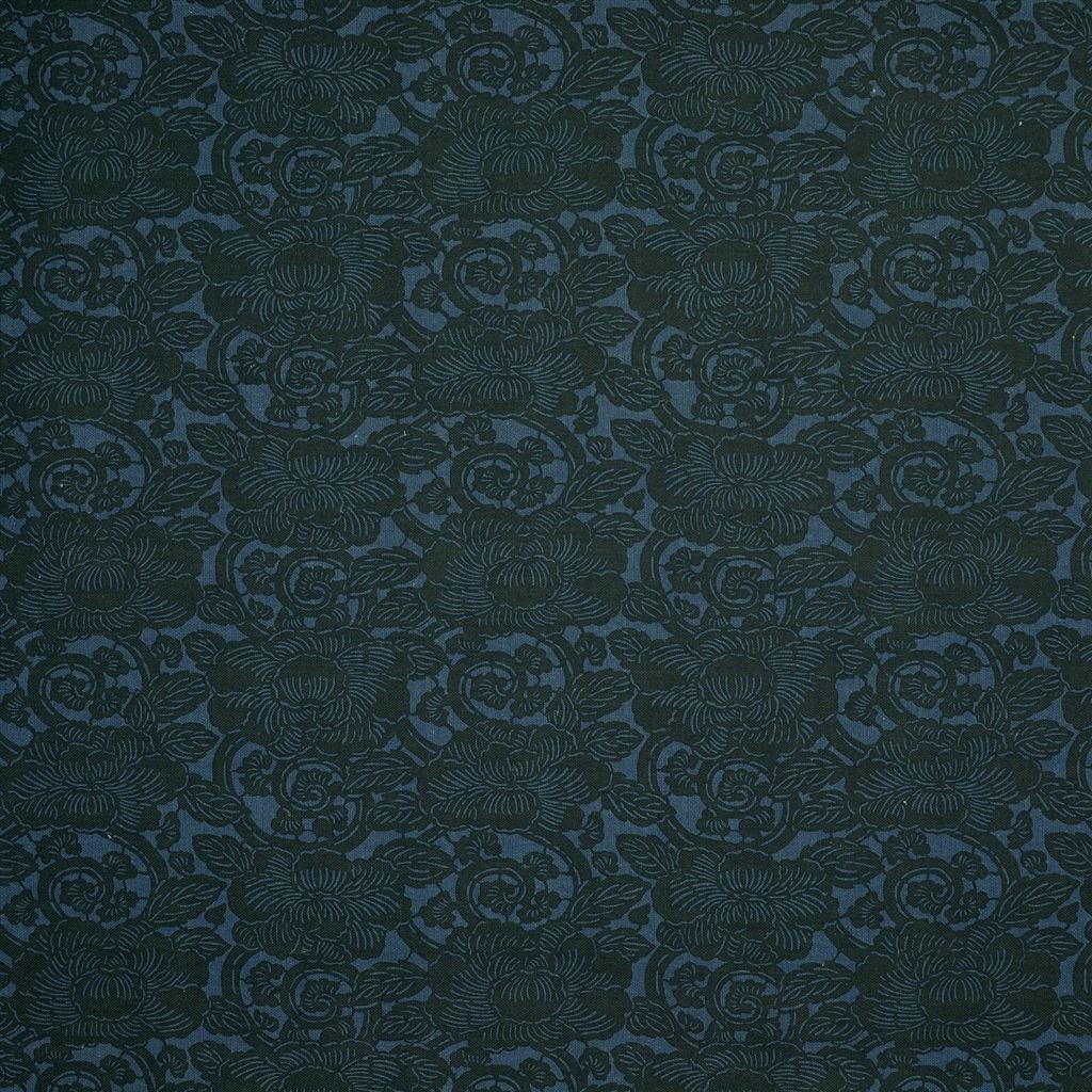 augustine floral - indigo