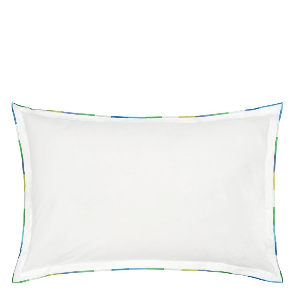 Pimlico Aqua Oxford Pillowcase