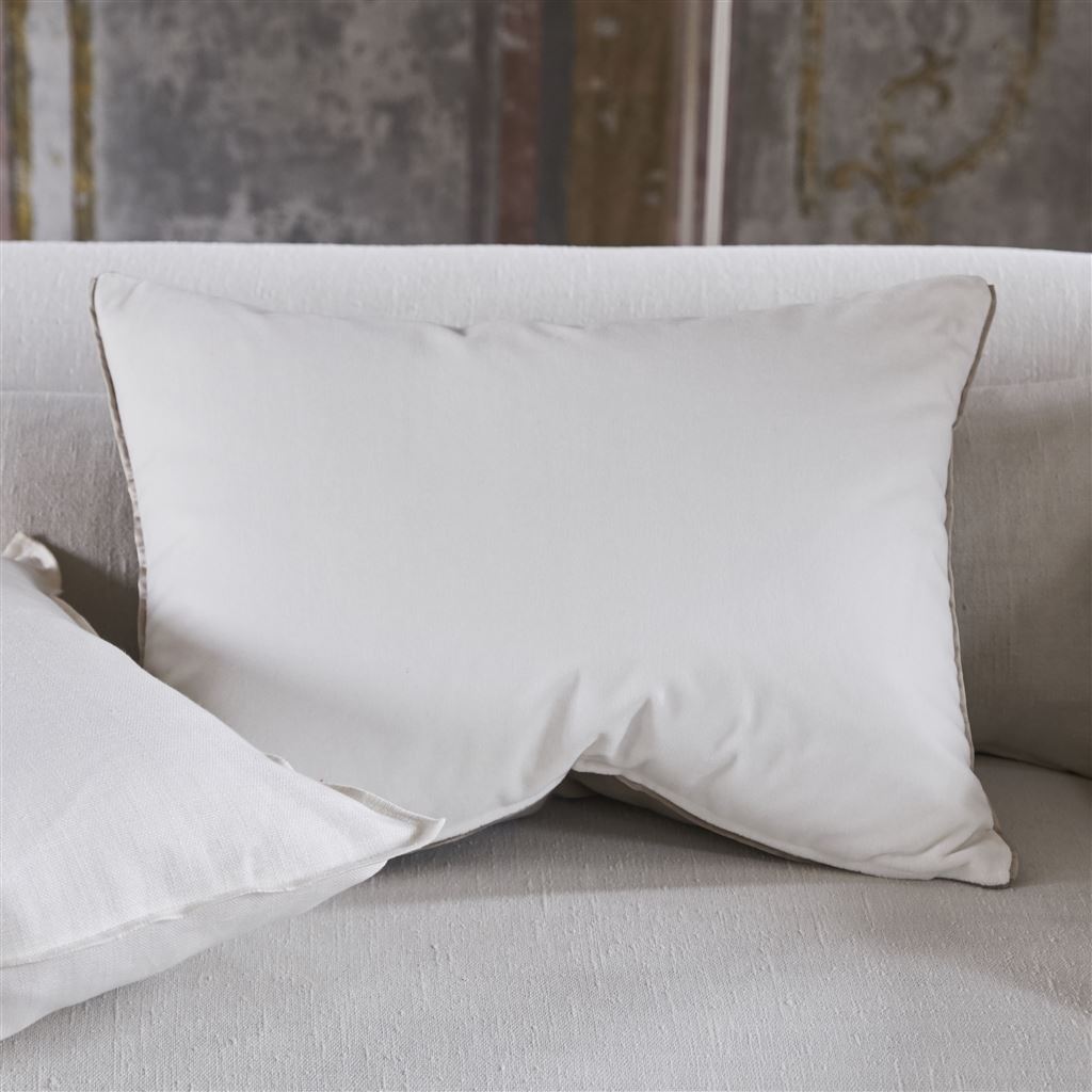 Coussin en velours Cassia Dove