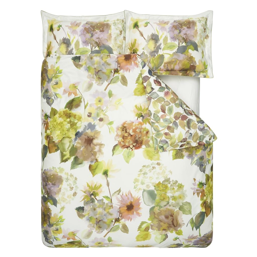 Palace Flower Birch King Duvet Cover