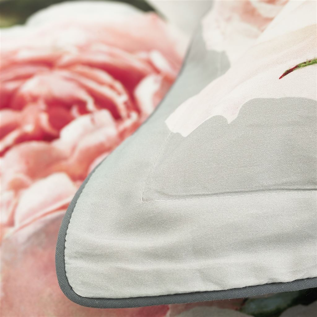 Peonia Grande Zinc Cotton Bed Linen