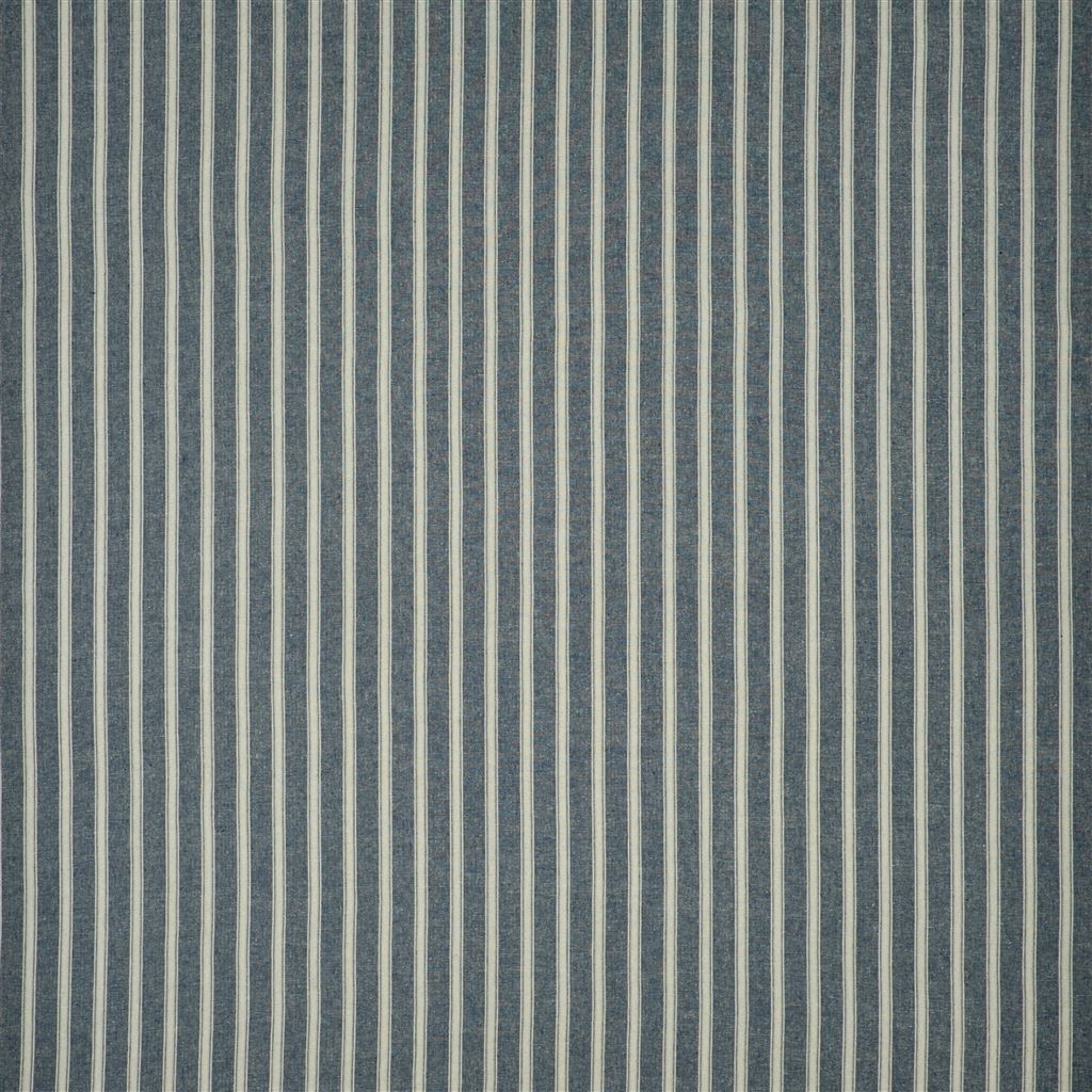 Amelot Ticking - Indigo Cutting