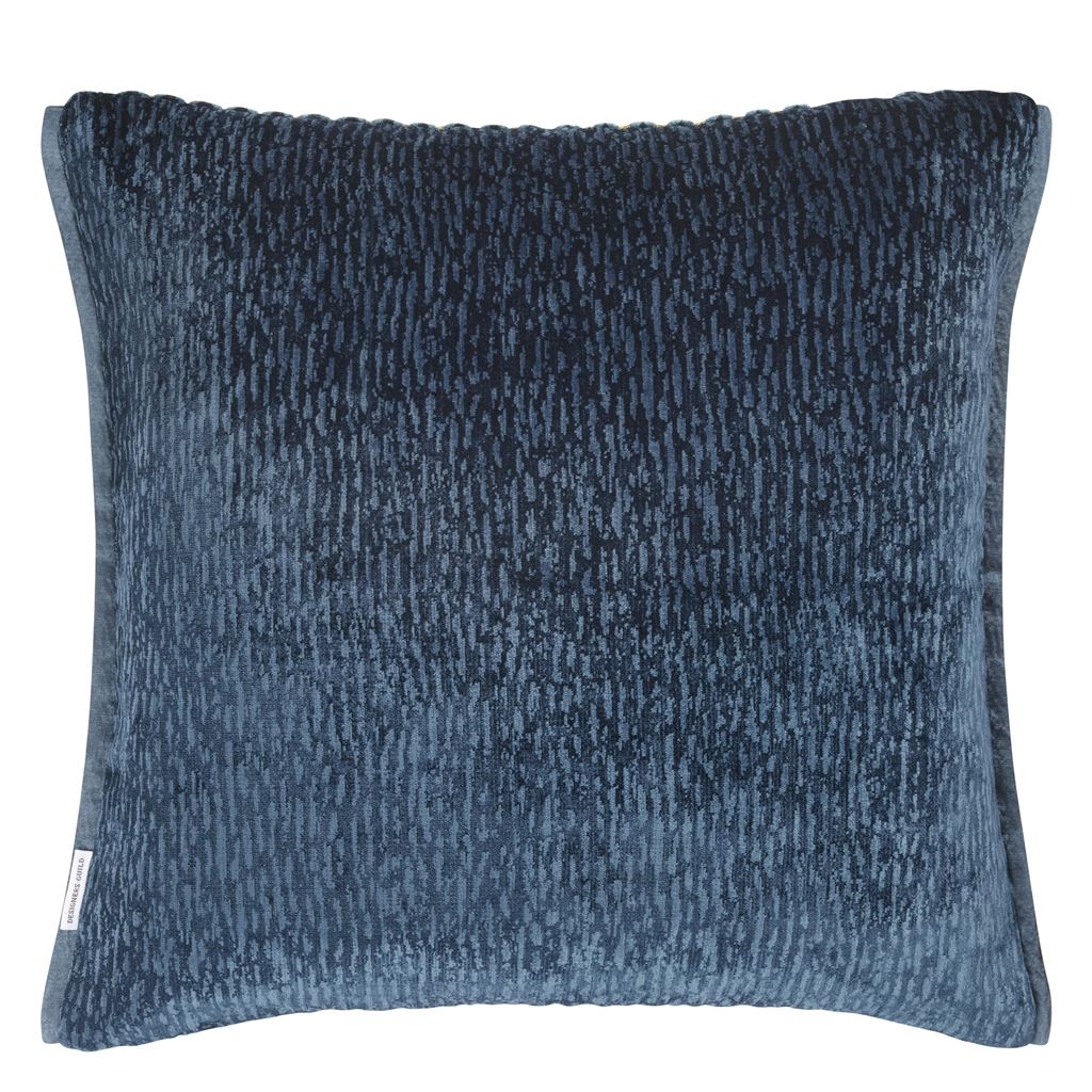 Portland Delft Cushion - Reverse