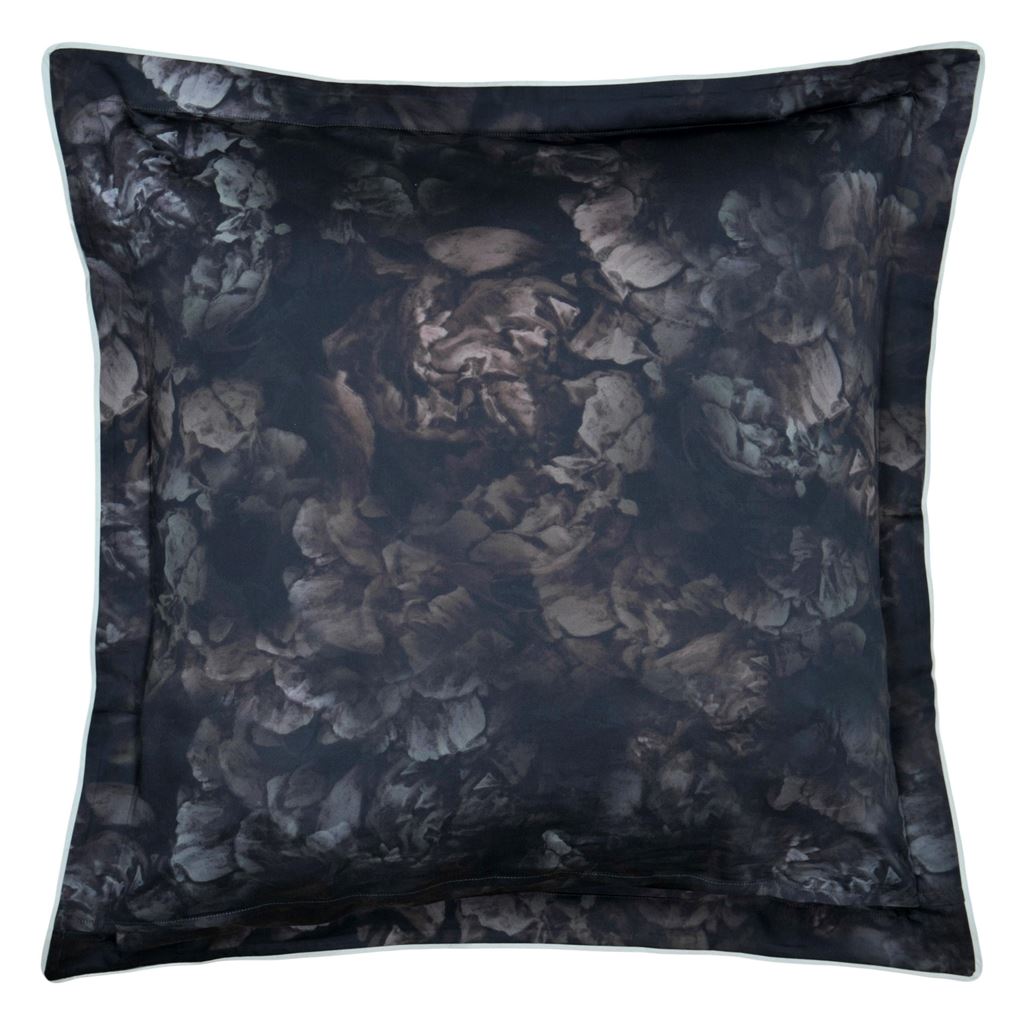 Le Poeme De Fleurs Midnight European Sham - Reverse