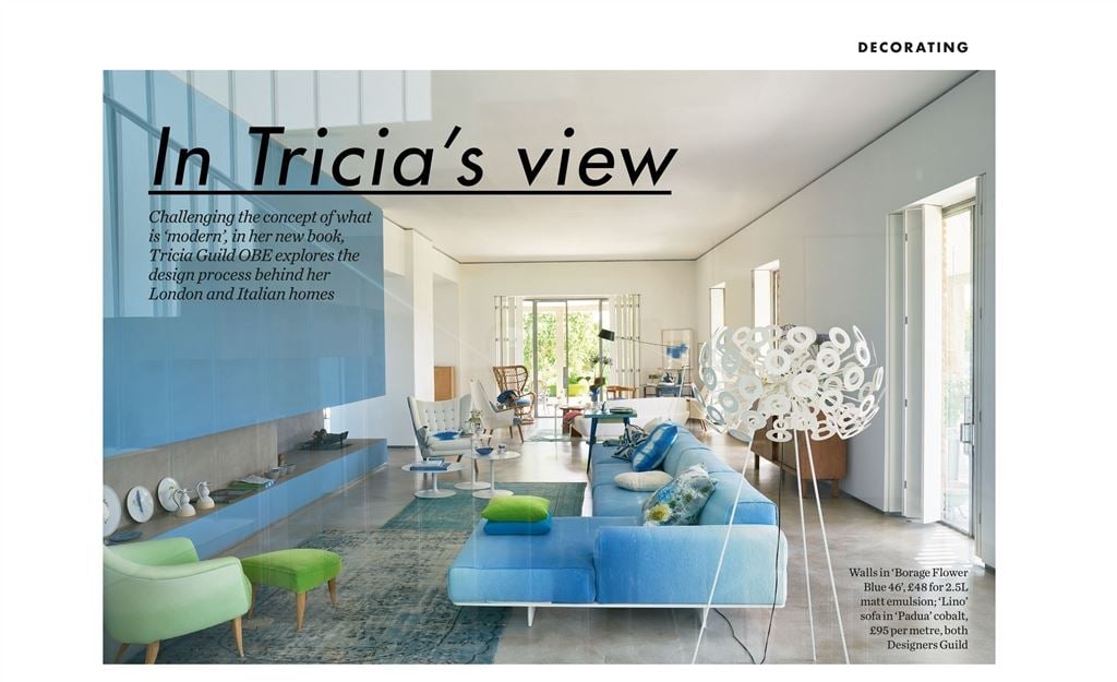 'In my View' feature in ELLE Decoration