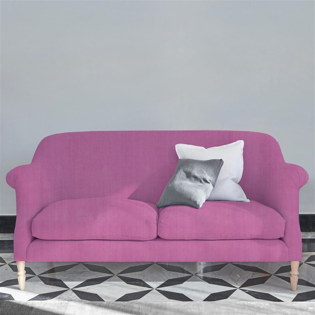 Paris 2.5 Seat Sofa - Natural Legs - Brera Lino Peony