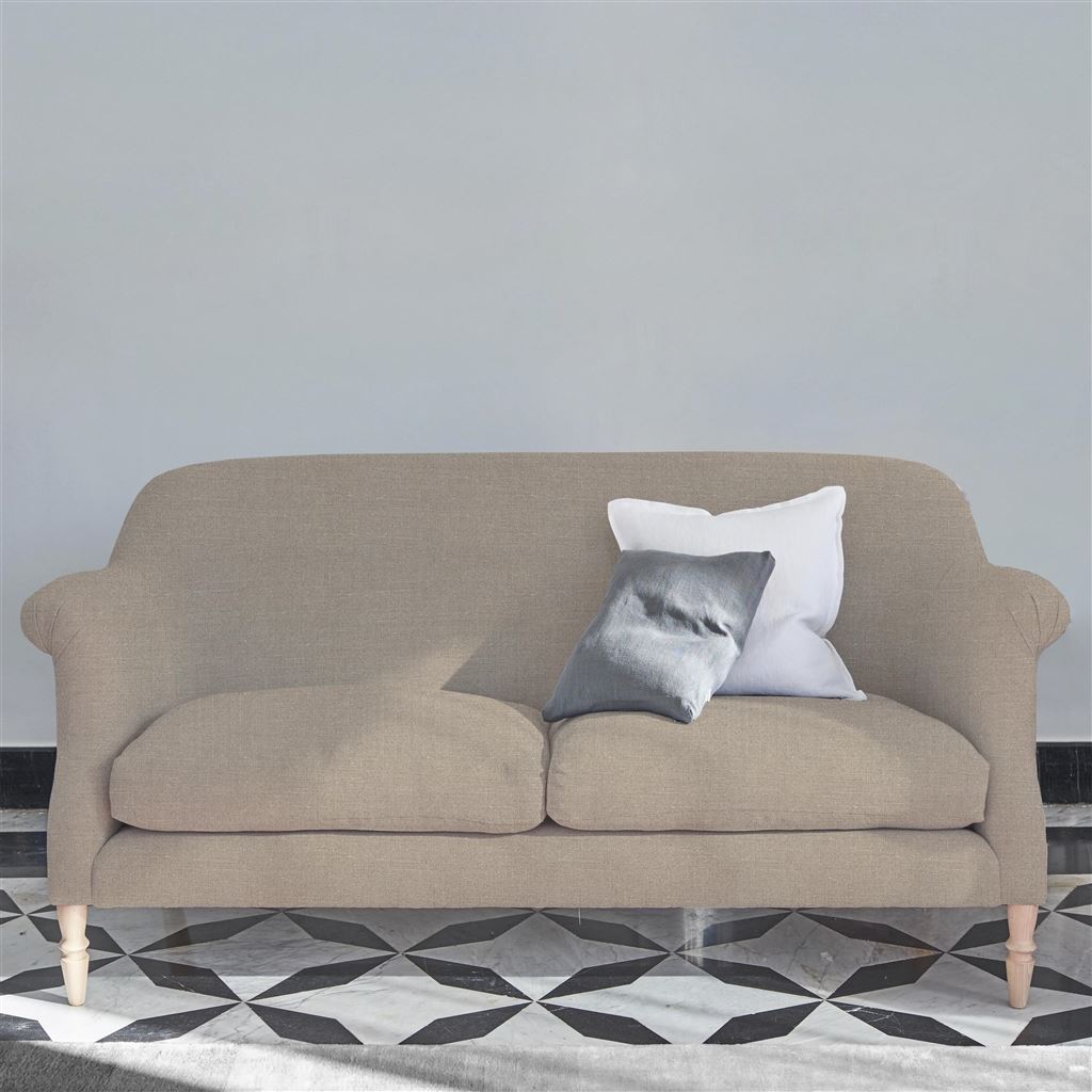 Paris 2.5 Seat Sofa - Natural Legs - Brera Lino Pebble