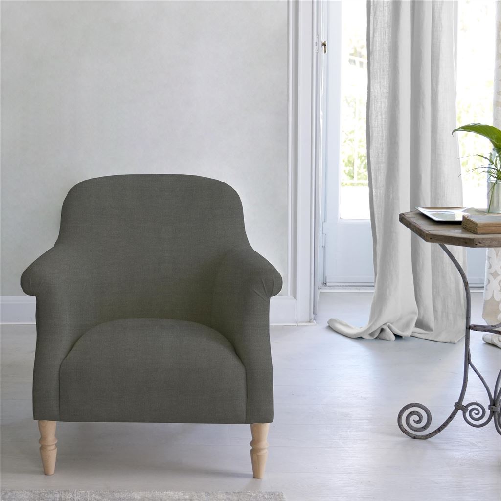 Paris Chair - Natural Legs - Brera Lino Granite