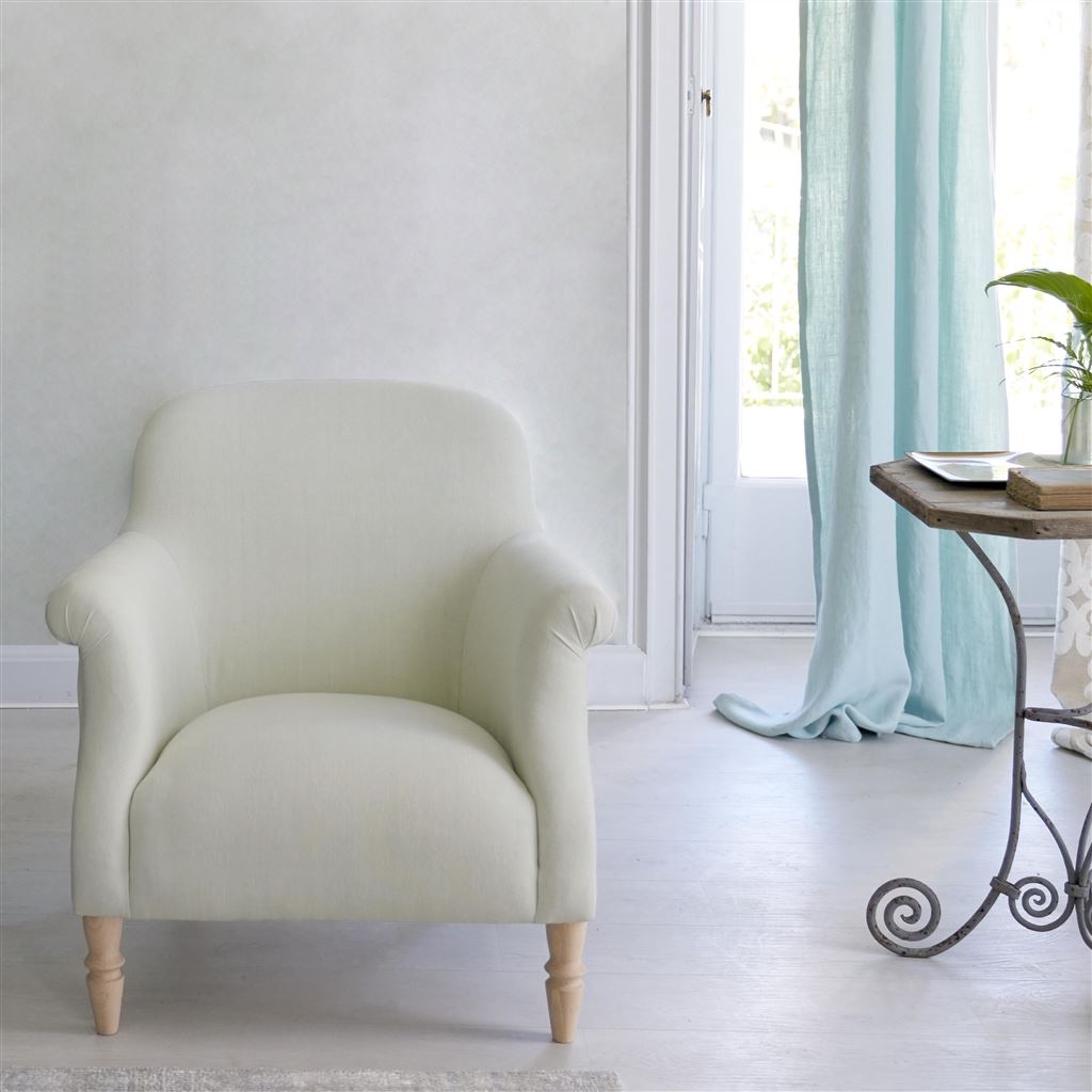 Paris Chair - Natural Legs - Brera Lino Alabaster