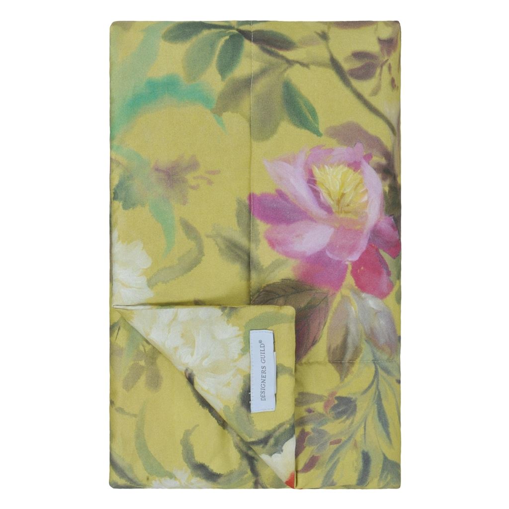 Proserpine Ochre Single Quilted Throw
