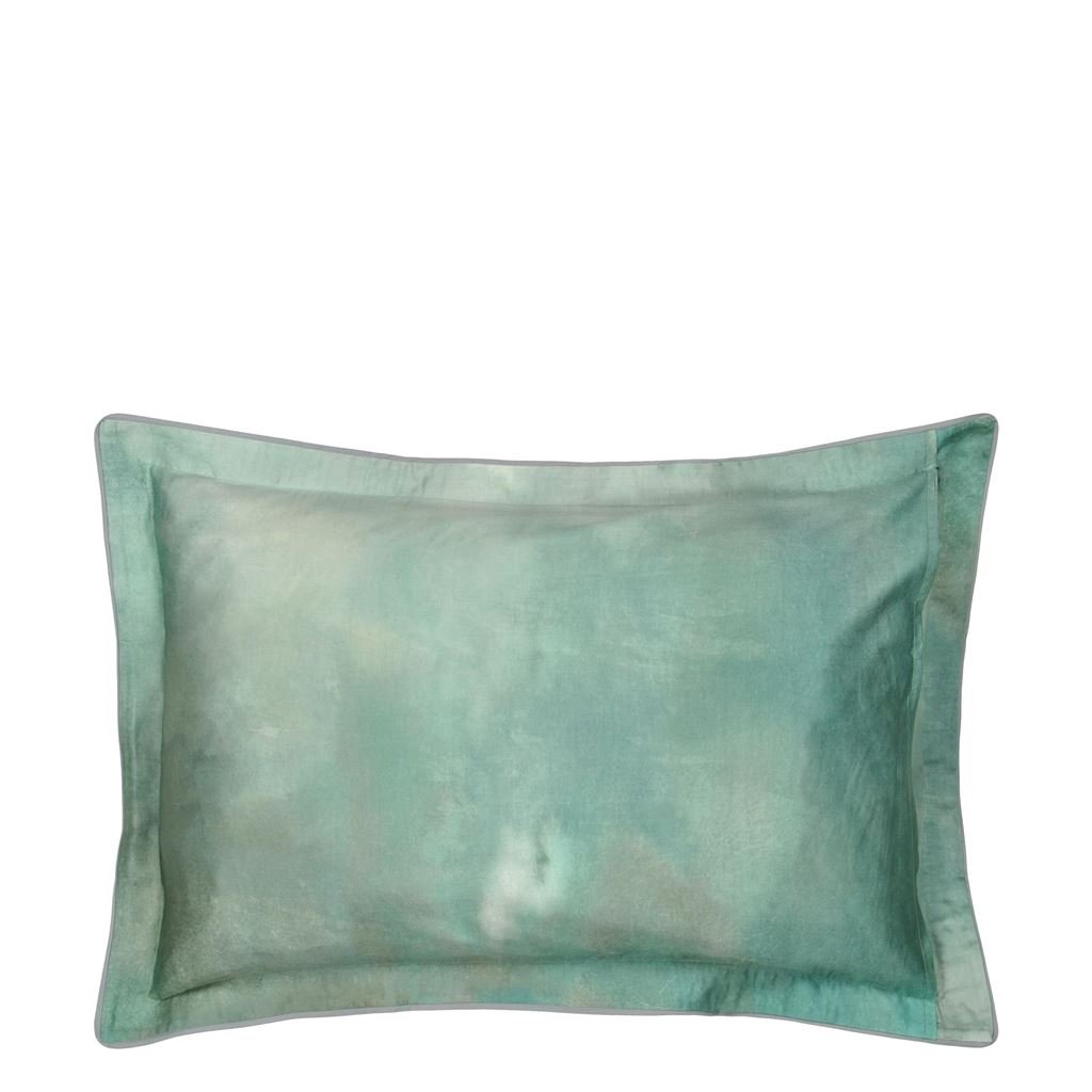 Kiyosumi Celadon Queen Sham - Reverse