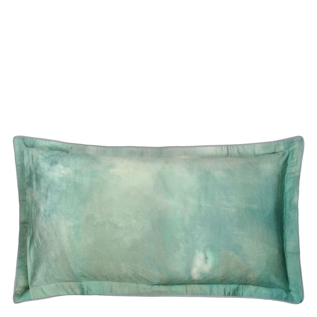 Kiyosumi Celadon King Sham - Reverse