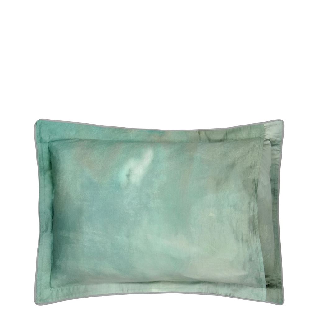 Kiyosumi Celadon Standard Sham - Reverse