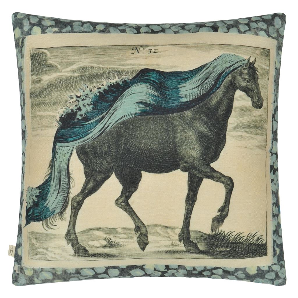Manes Delft Cushion - Reverse