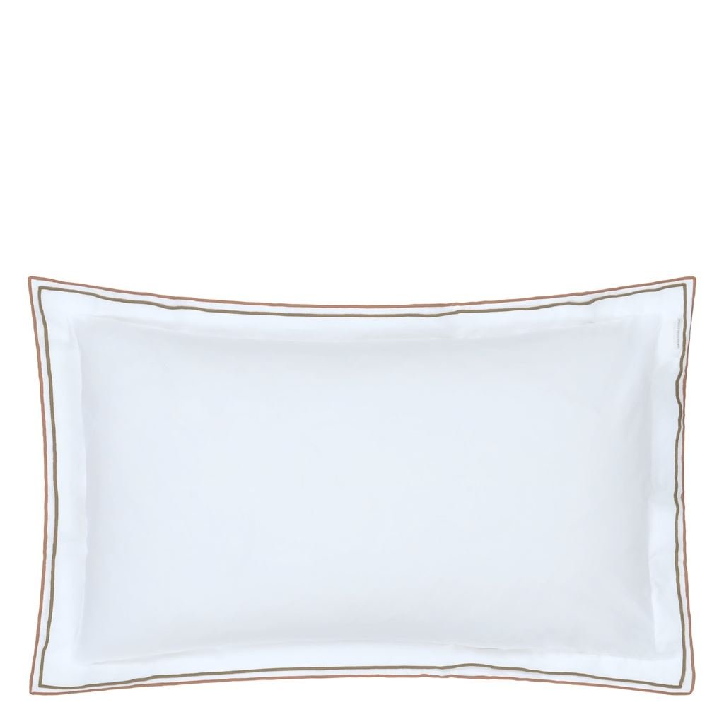 Astor Cameo & Mocha Oxford Pillowcase