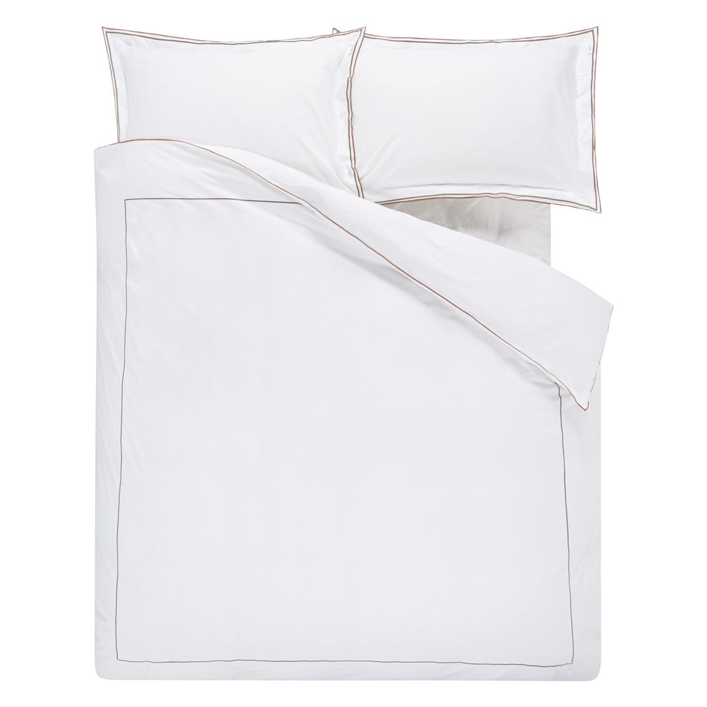 Astor Cameo & Mocha Single Duvet Cover