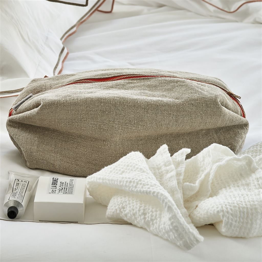 Large trousse de toilette Brera Lino Pebble 