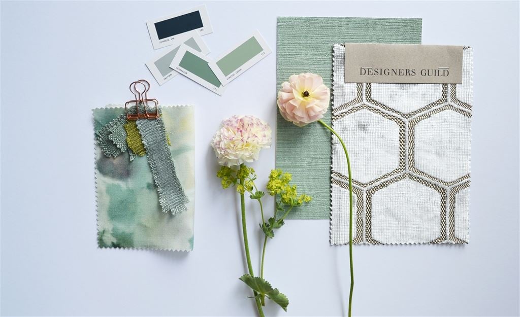 Colour palette | Celadon and Pale Jade                                