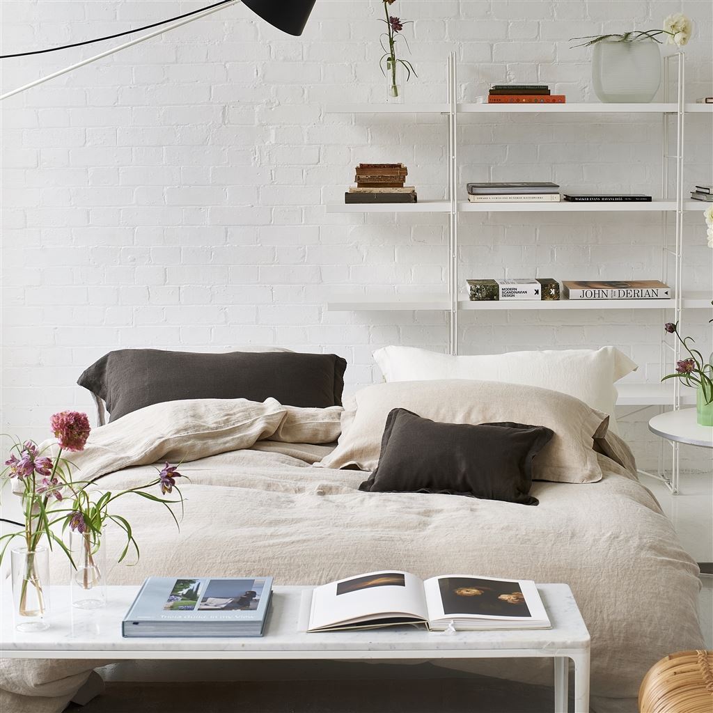 Biella Espresso & Birch Bed Linen