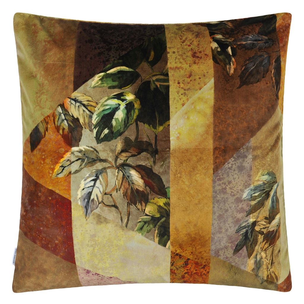 Minakari Rosewood Cushion - Reverse