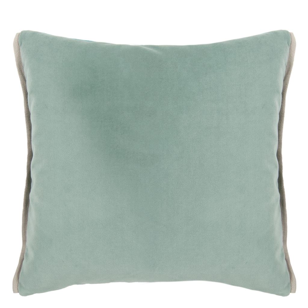 Varese Ocean & Duck Egg Cushion - Reverse