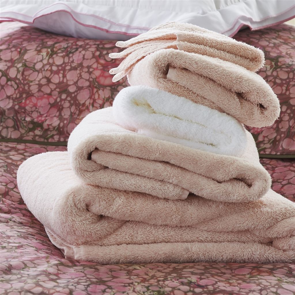 Loweswater Pale Rose Organic Towels