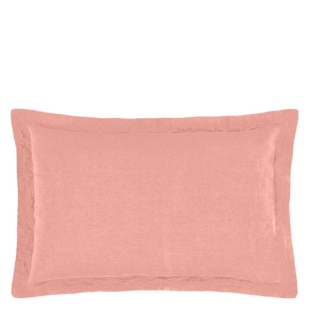 Biella Blossom & Peach Oxford Pillowcase
