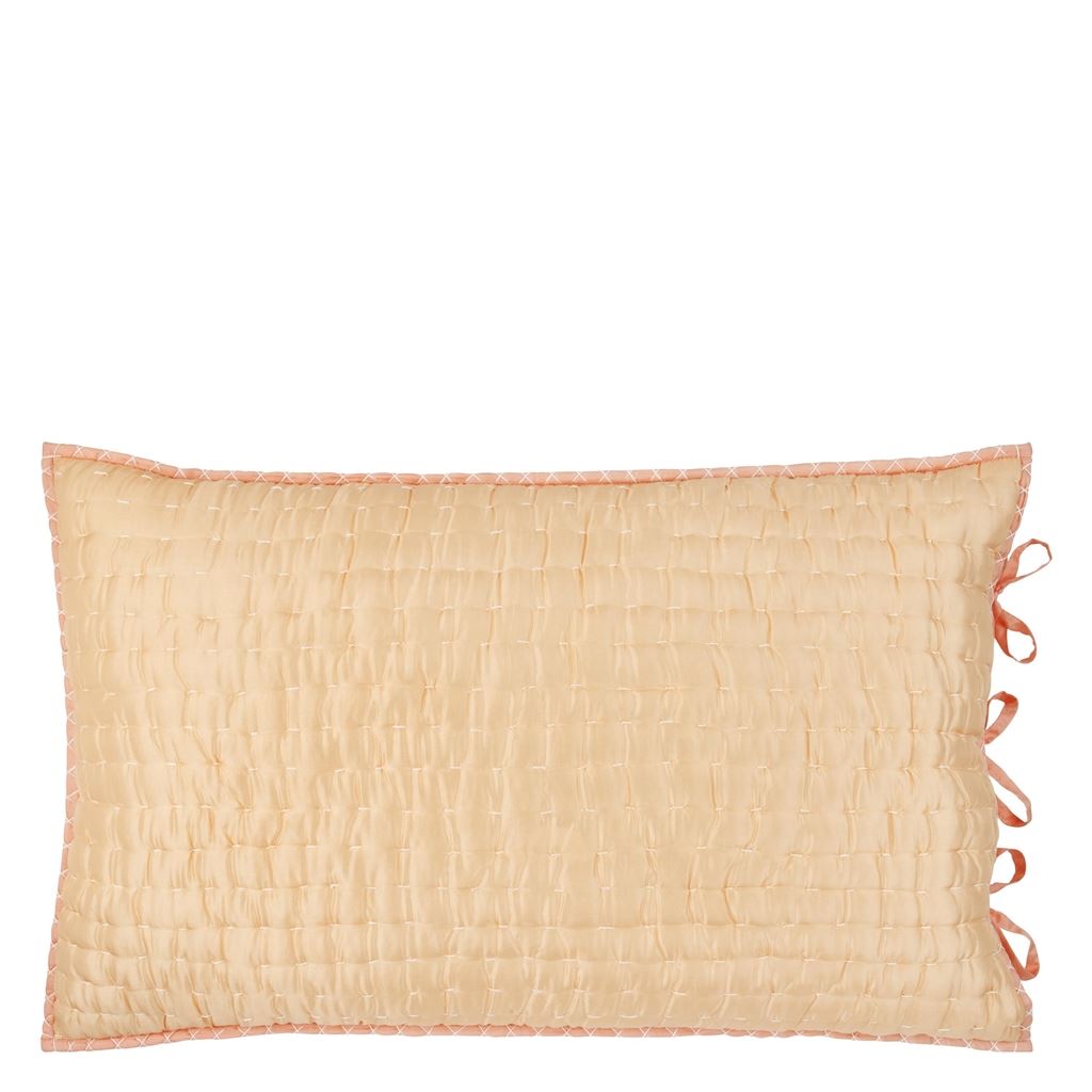 Chenevard Blossom & Peach Pillowcase - Reverse